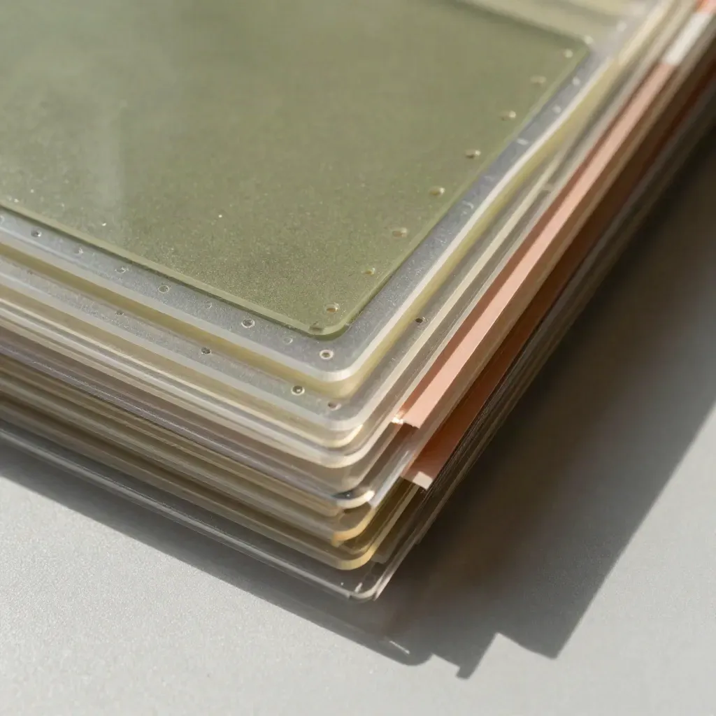 Acetate timing sheets and translucent frame strips fanned in motion on a tracing surface.